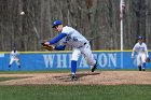Baseball vs Emerson  Wheaton College Baseball vs Emerson College. - Photo By: KEITH NORDSTROM : Wheaton, Baseball